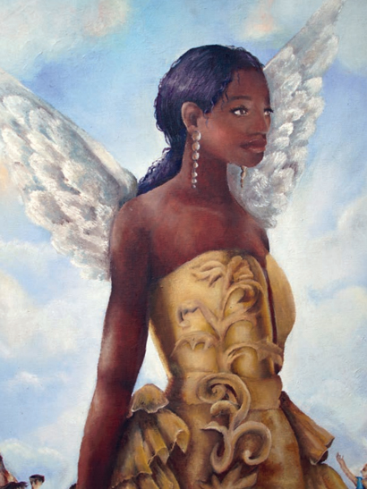 Painting of an angel