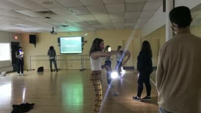 social distance dance rehearsal