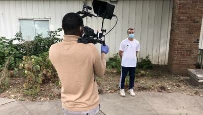 film students at Long Island High School for the Arts