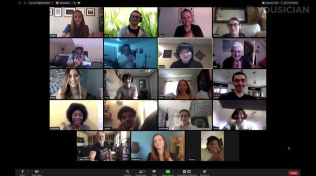 A zoom class with Phil Collens