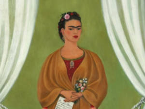 A painting of Frida Kahlo