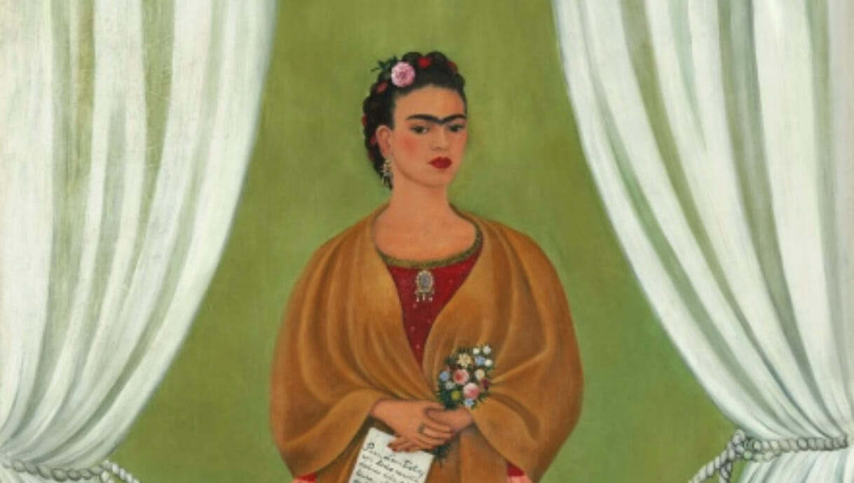 A painting of Frida Kahlo