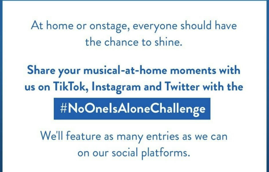 No One Is Alone Challenge