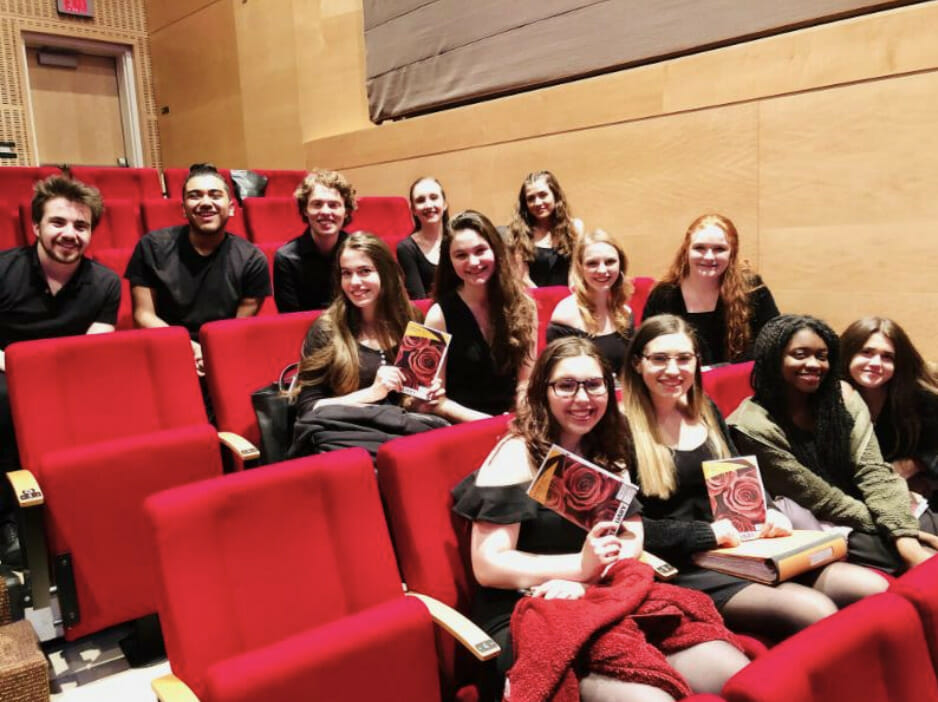 Students at the Adelphi Performing Arts Center