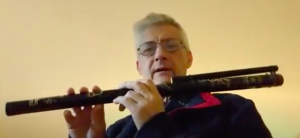 Dale Stuckenbruck Flute Demo During Folk Lesson