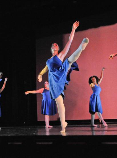Dancers Dancing in a Show.