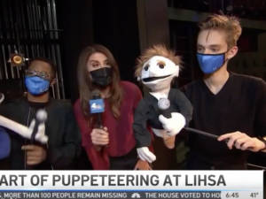 NBC News Come to LIHSA to Learn about Puppetry