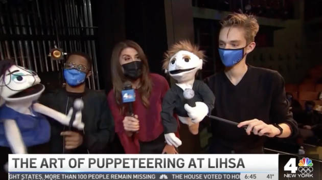 NBC News Come to LIHSA to Learn about Puppetry