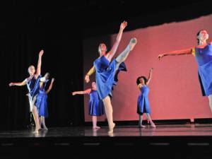 Dancers Dancing in a Show.